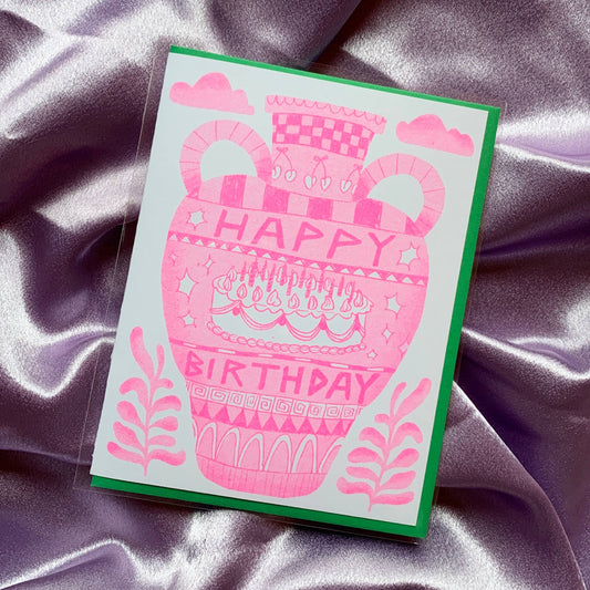 Birthday Vessel card