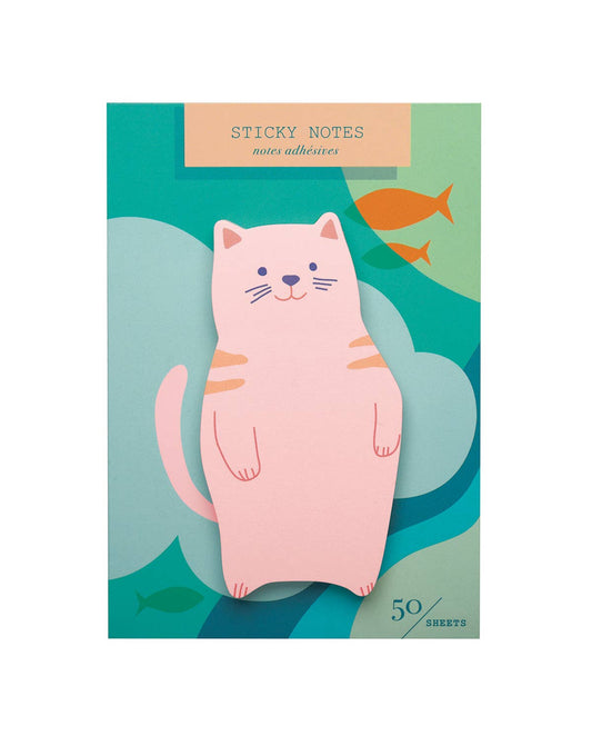Cat Die Cut Sticky Notes
