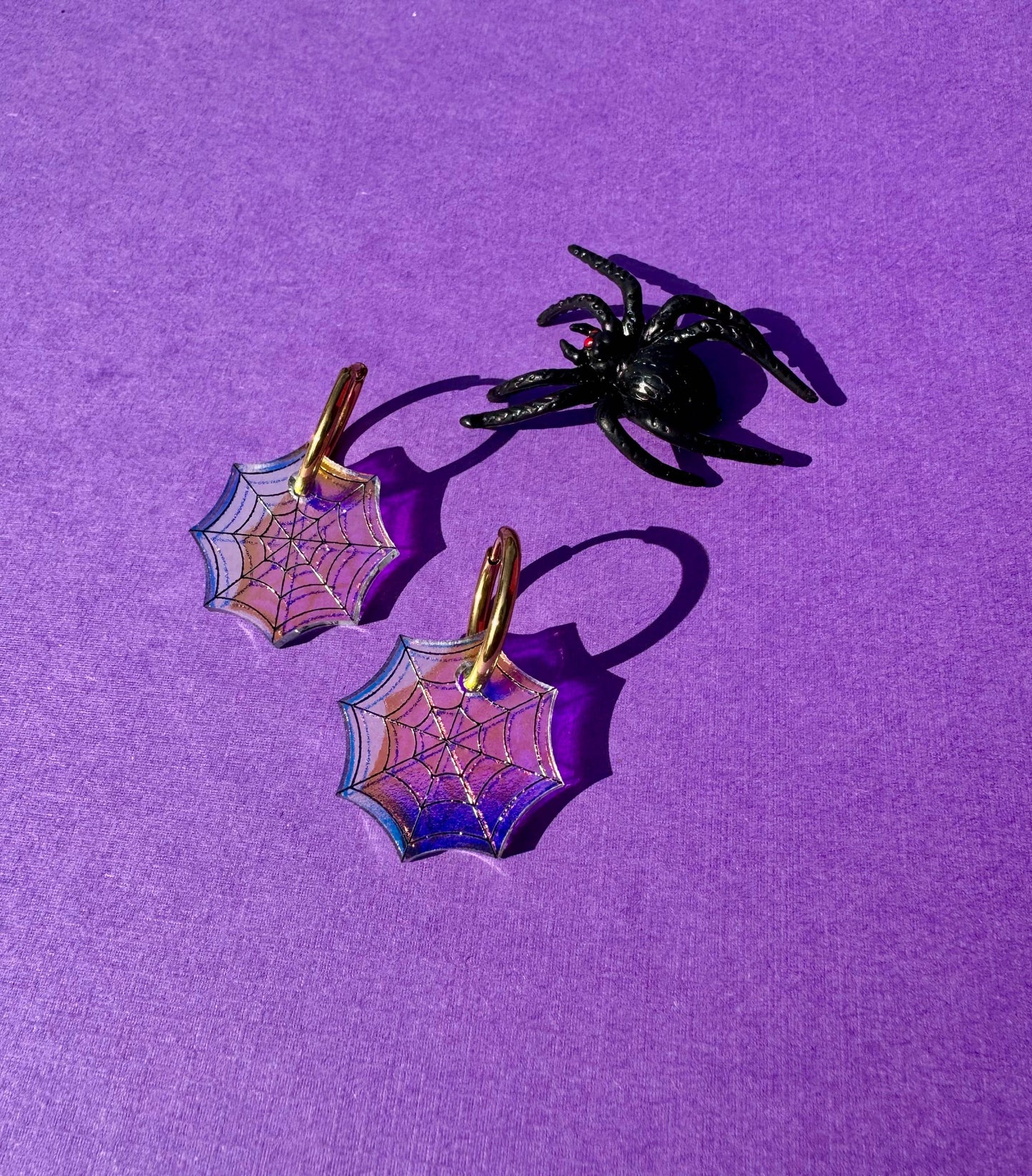 Mini Spiderweb Earrings