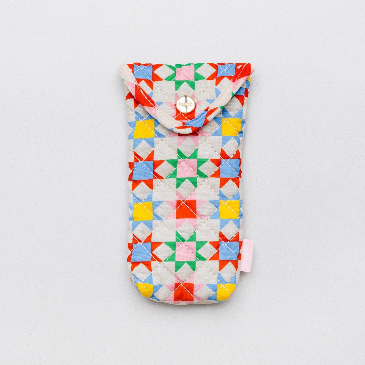 Quilted Blocks Glasses Case