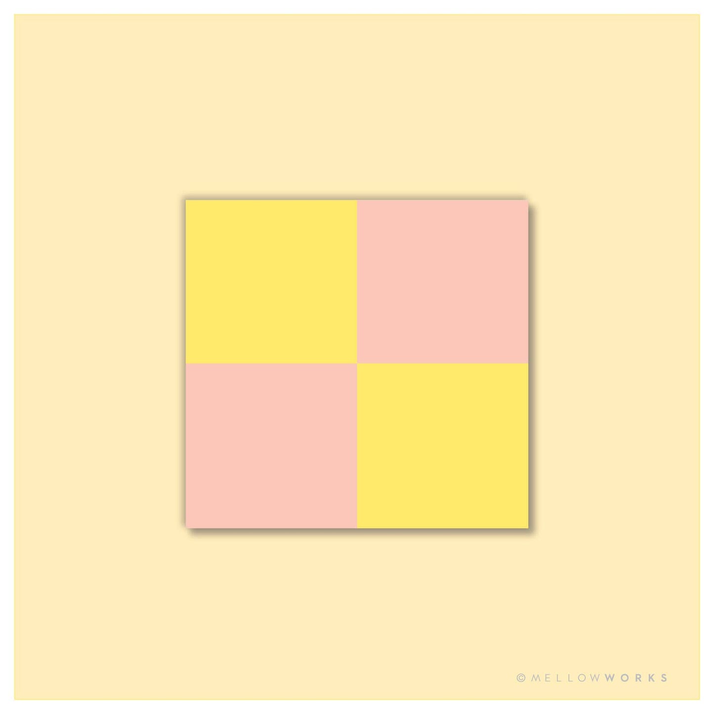 Large Checkerboard Sticky Notes