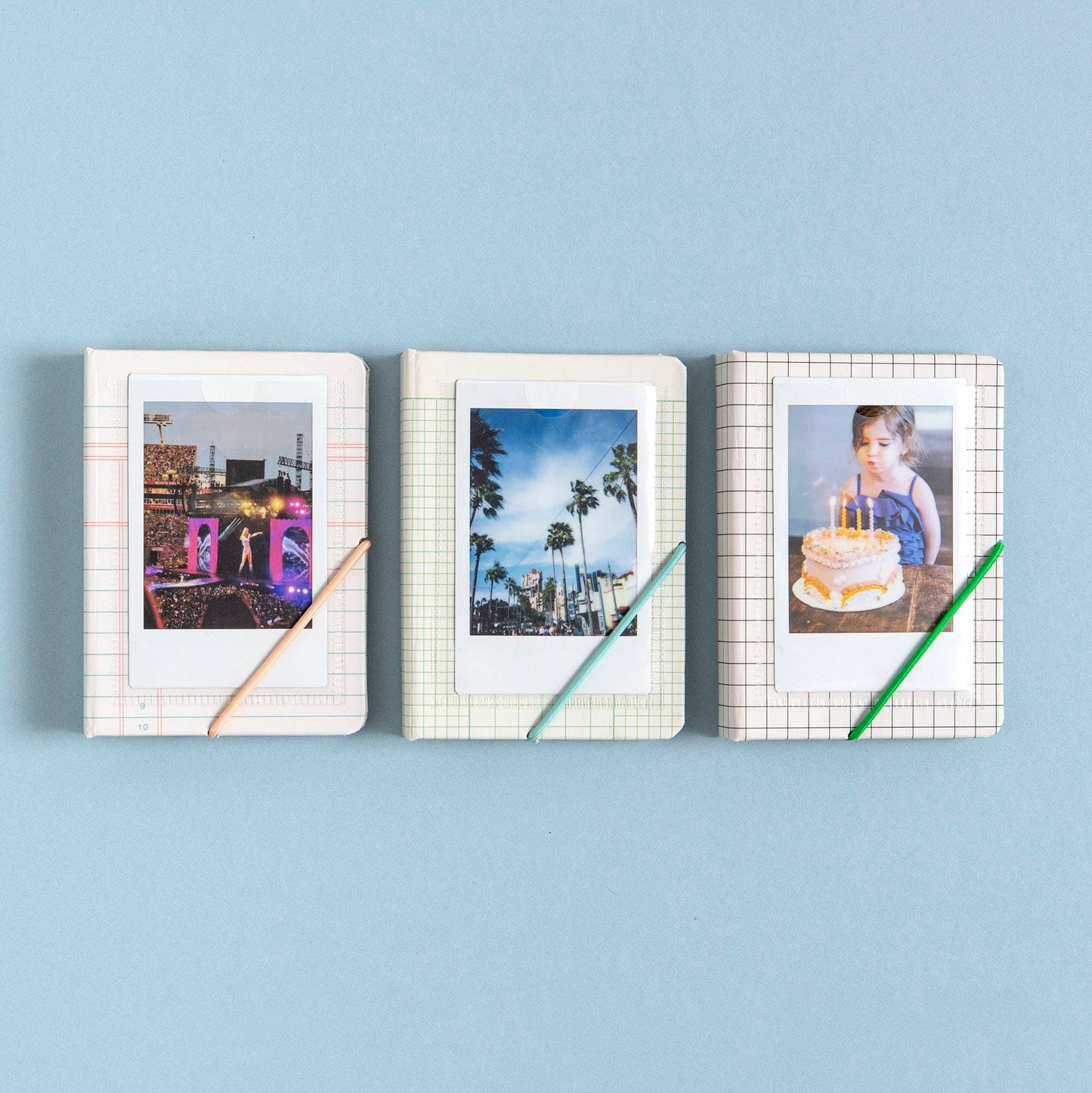Black Grid Mini Photo Album