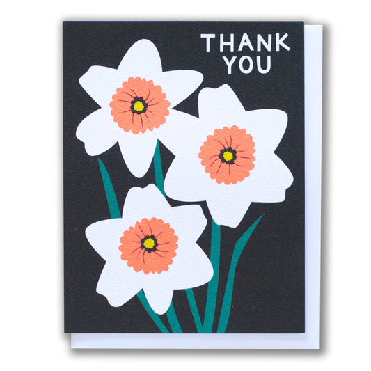 Narcissus Thank You card