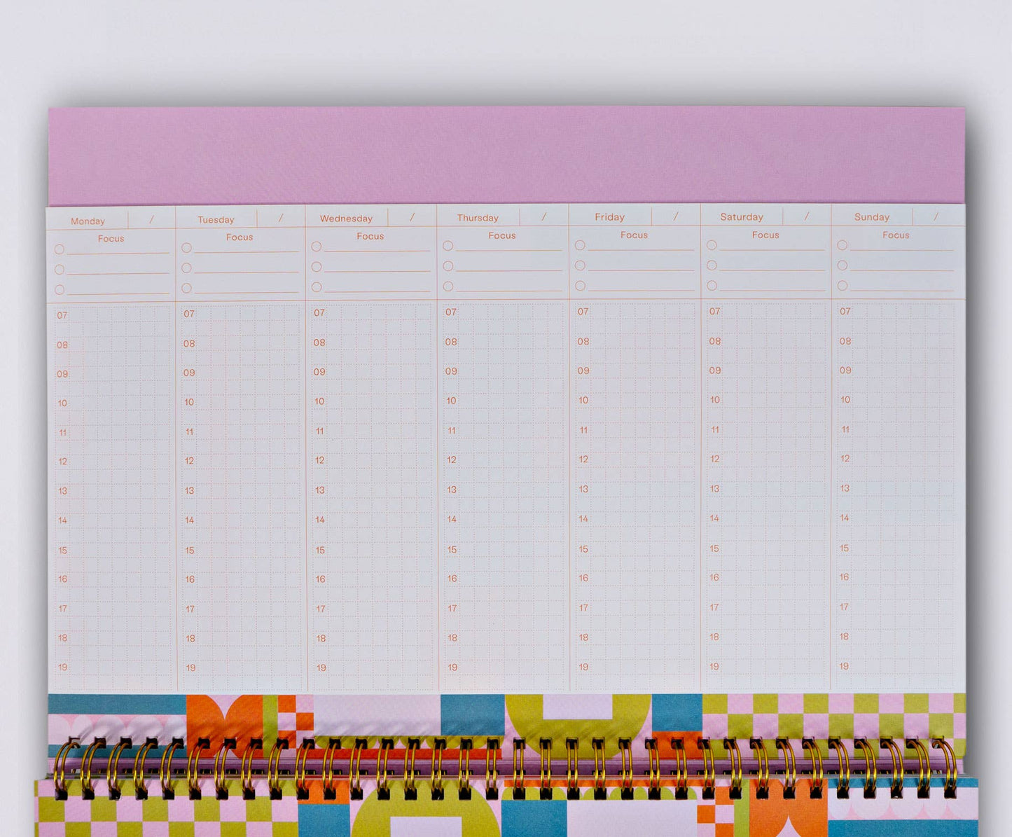 Ginger Weekly Organizer Book