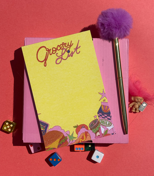 Grocery List Memo Pad