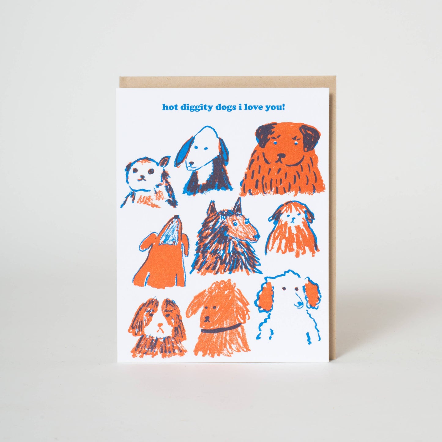 Hot Diggity Dogs card - Love card