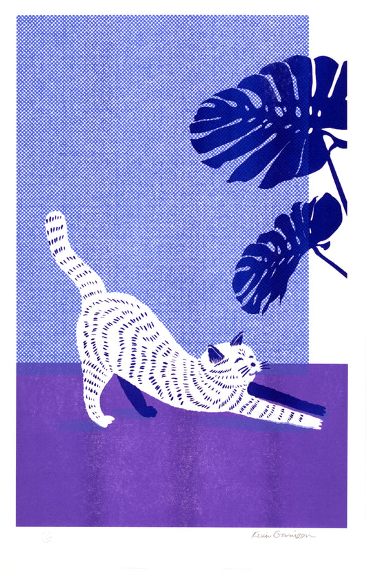 Downward Cat print