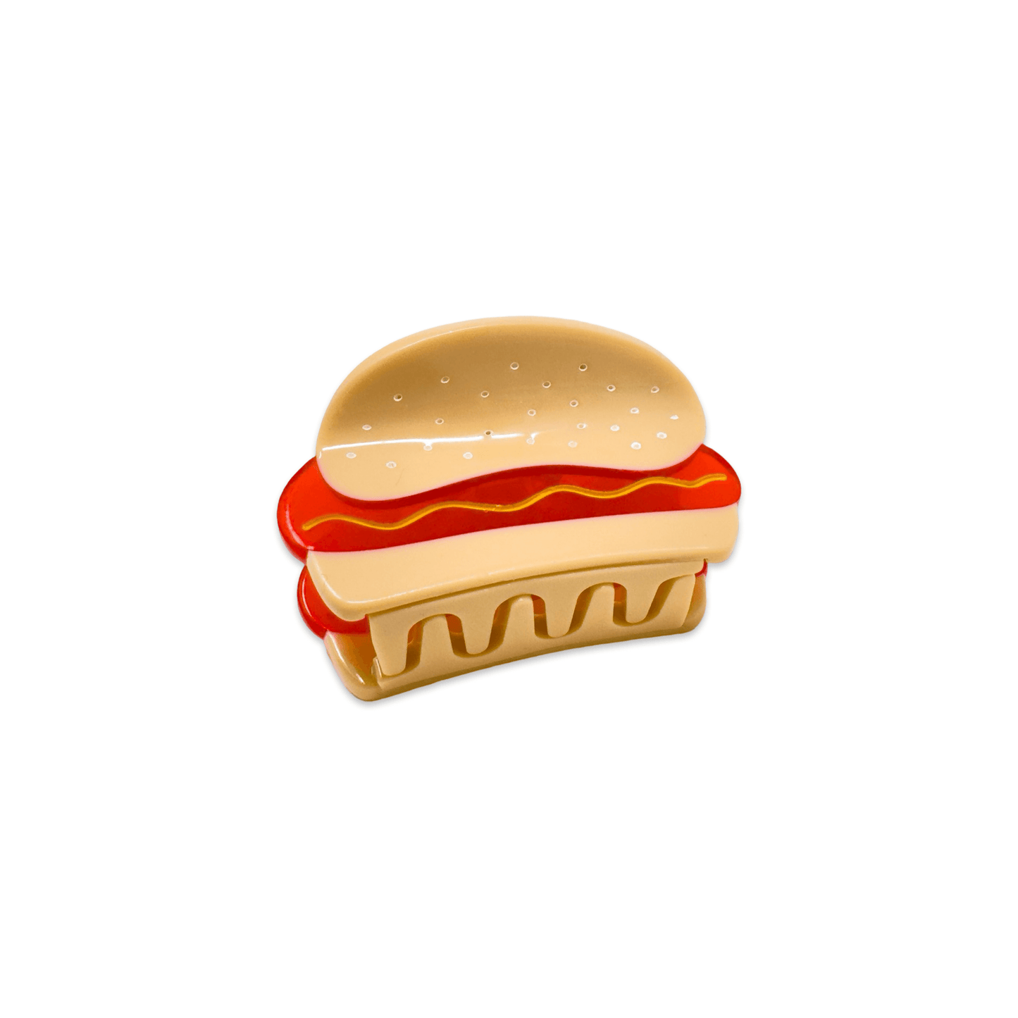 Mini Hot Dog Hair Claw