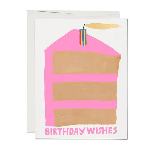 Birthday Cake Wishes card