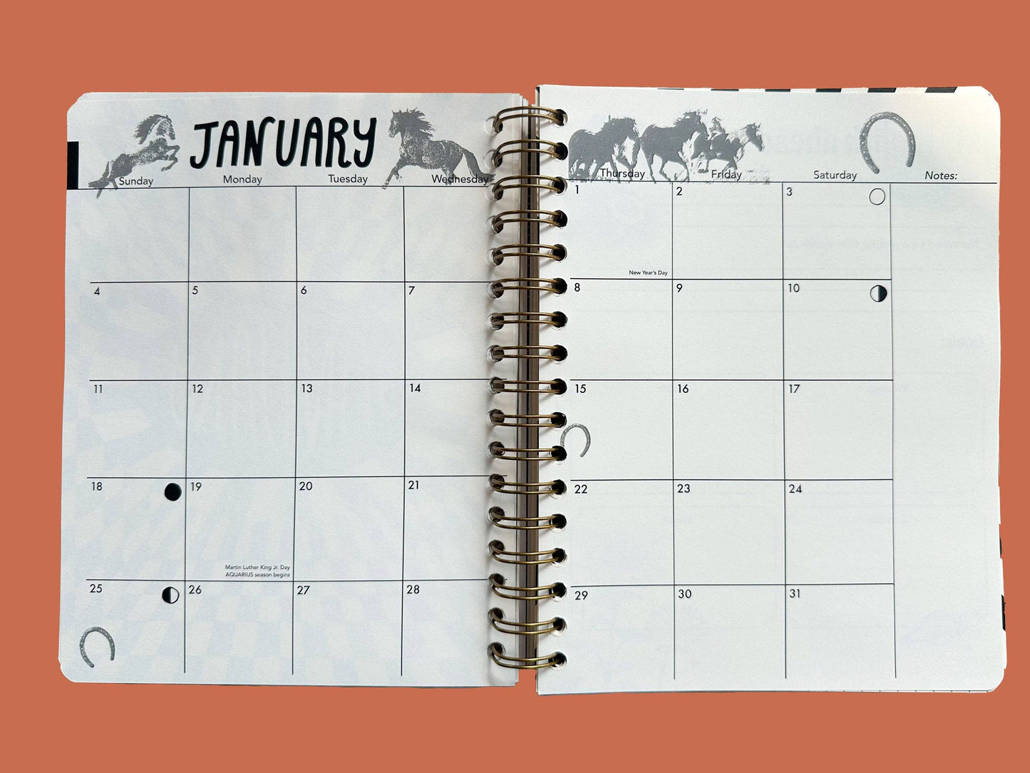 Flower Power Undated Planner