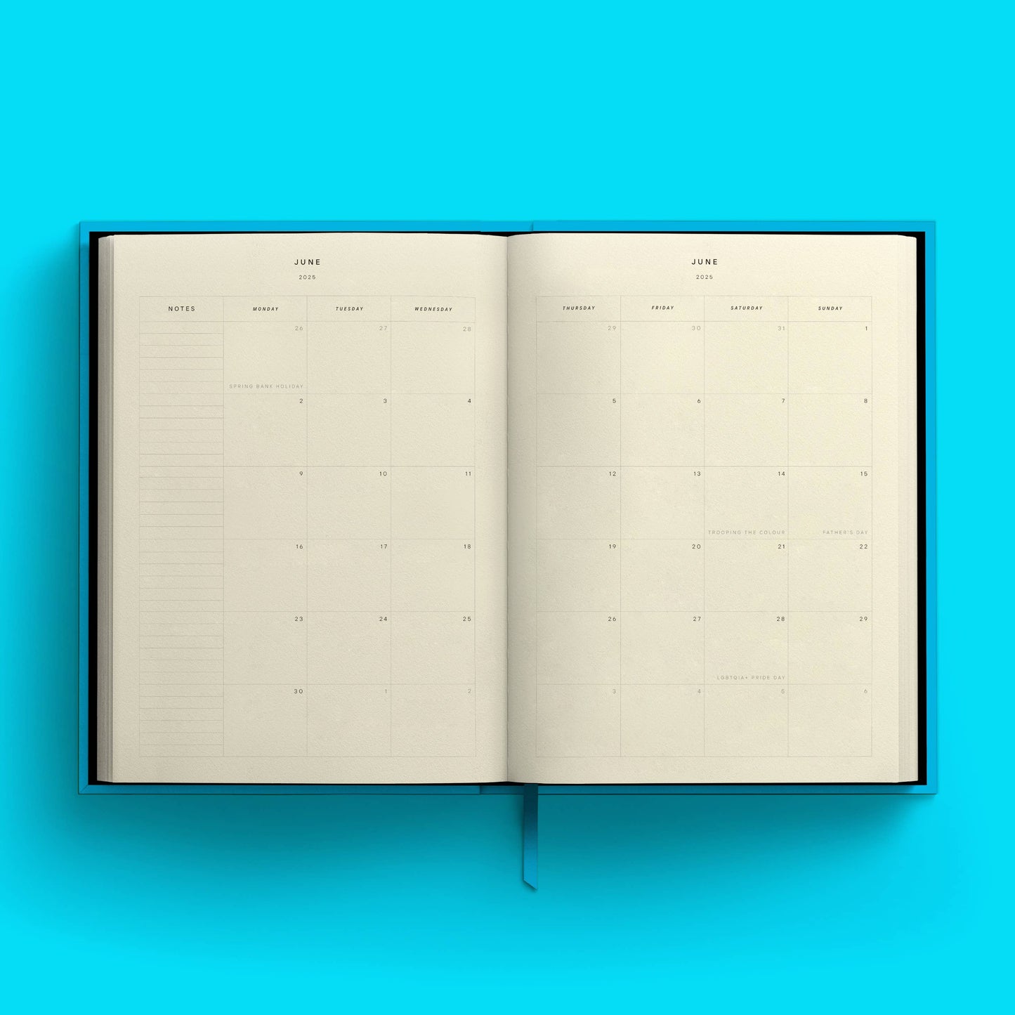 2025 Turquoise Planner