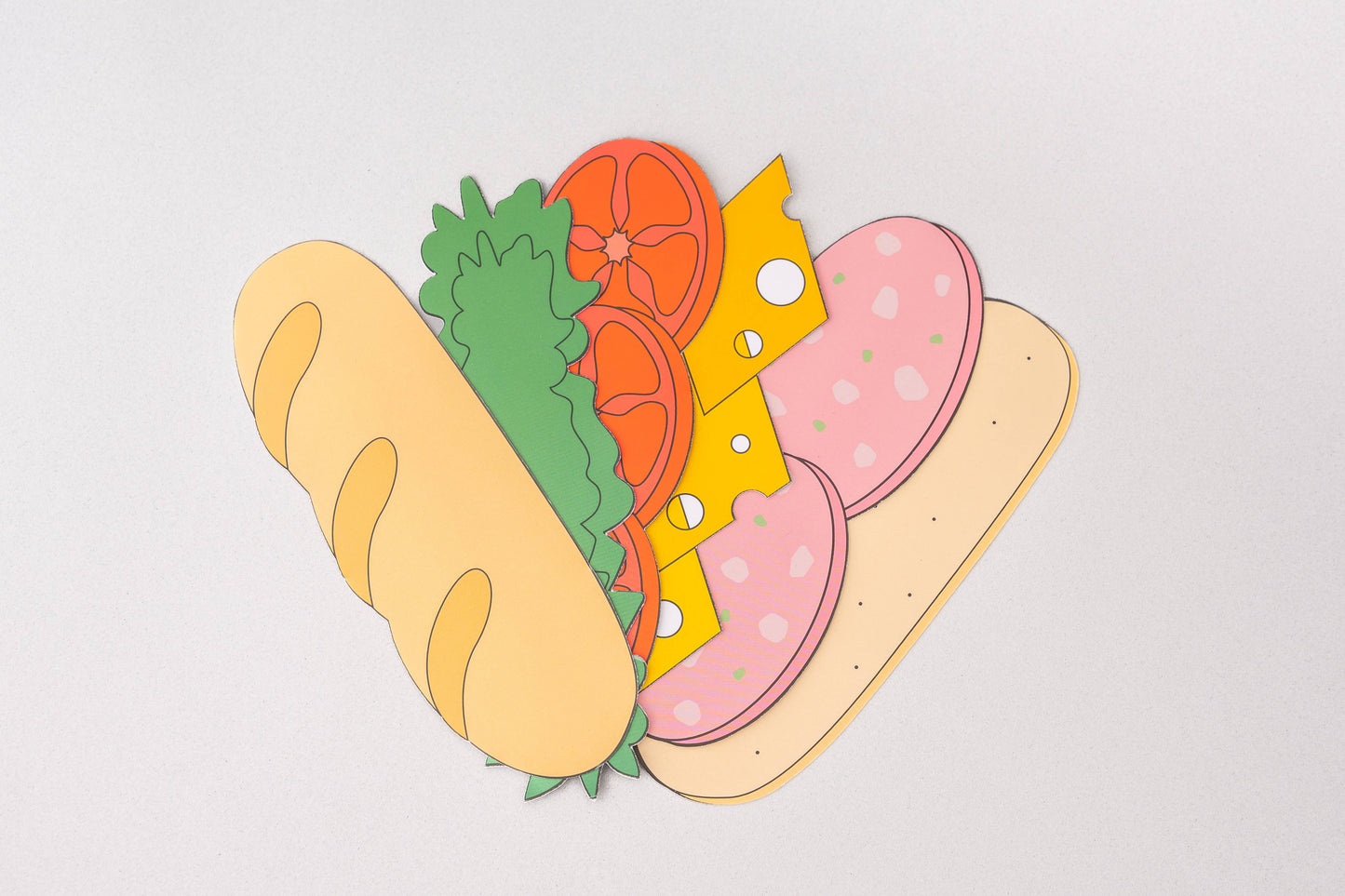Sandwich Bookmark Set