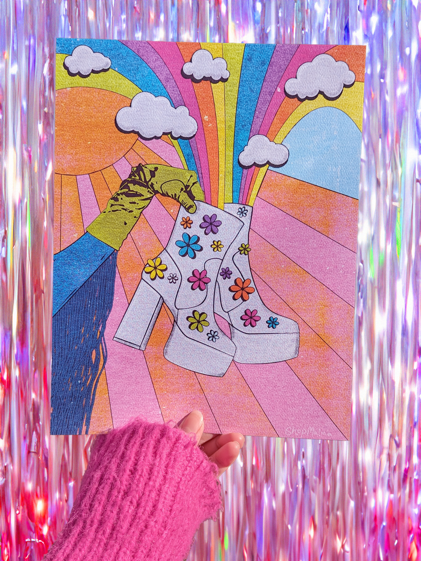 Groovy Boots 8.5x11"