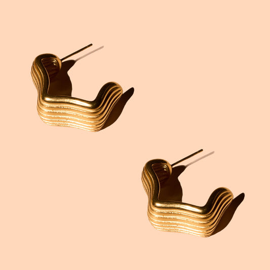 Echo Hoop Earrings