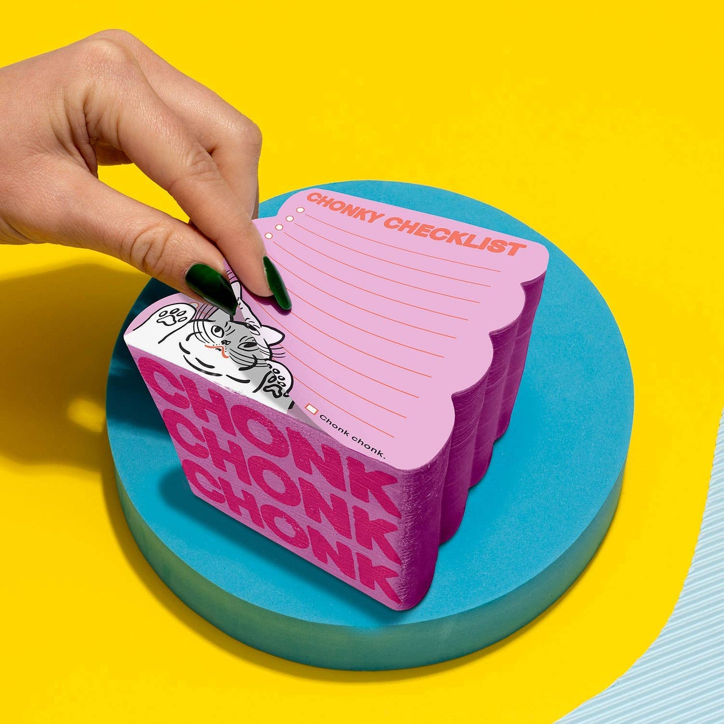 Chonky Checklist Chonky Note Cube