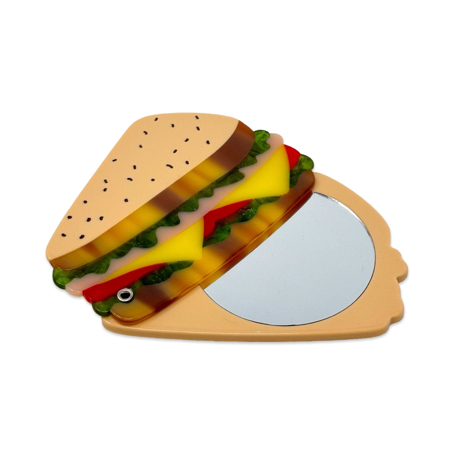 Deli Sandwich Compact Mirror