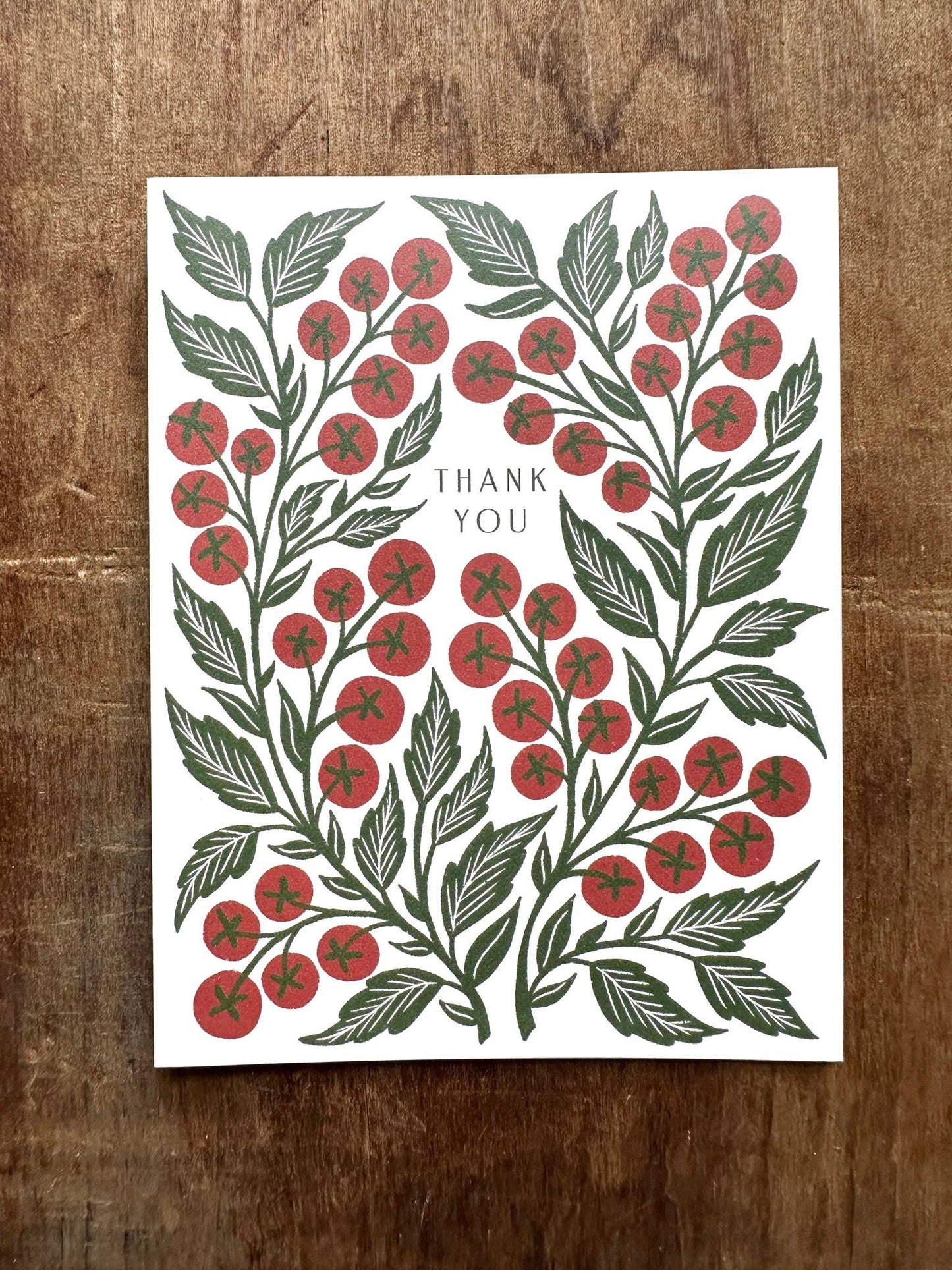 Tomatoes Thank You card set
