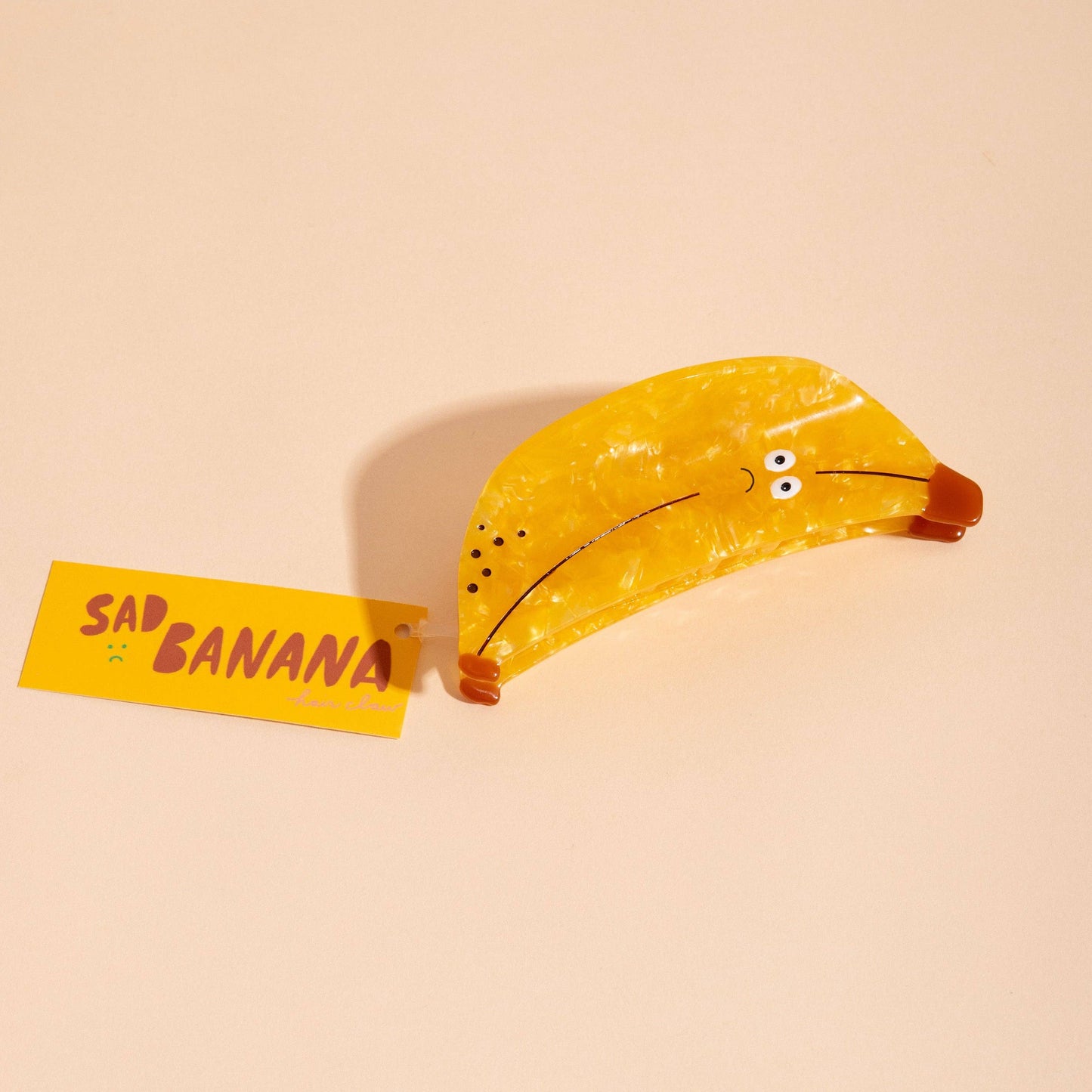 Sad Banana Hair Claw