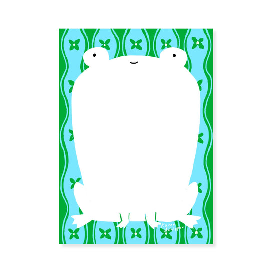 Frances Frog notepad