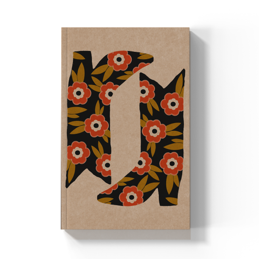 Bloomin Boots Kraft Notebook
