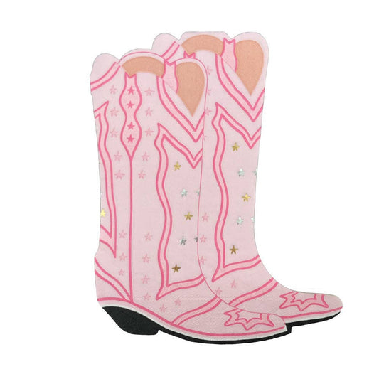 Pink Boot Napkins