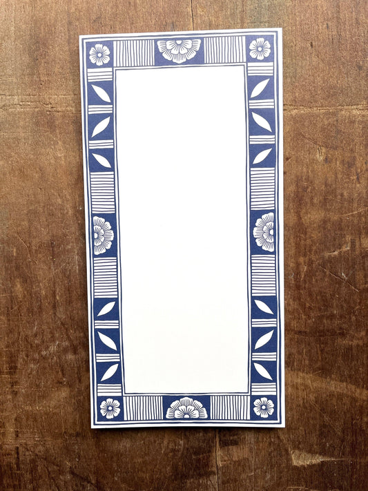 Blue Ceramic Motif Market Pad