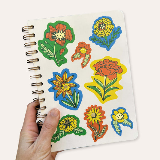 Wild Flower Notebook
