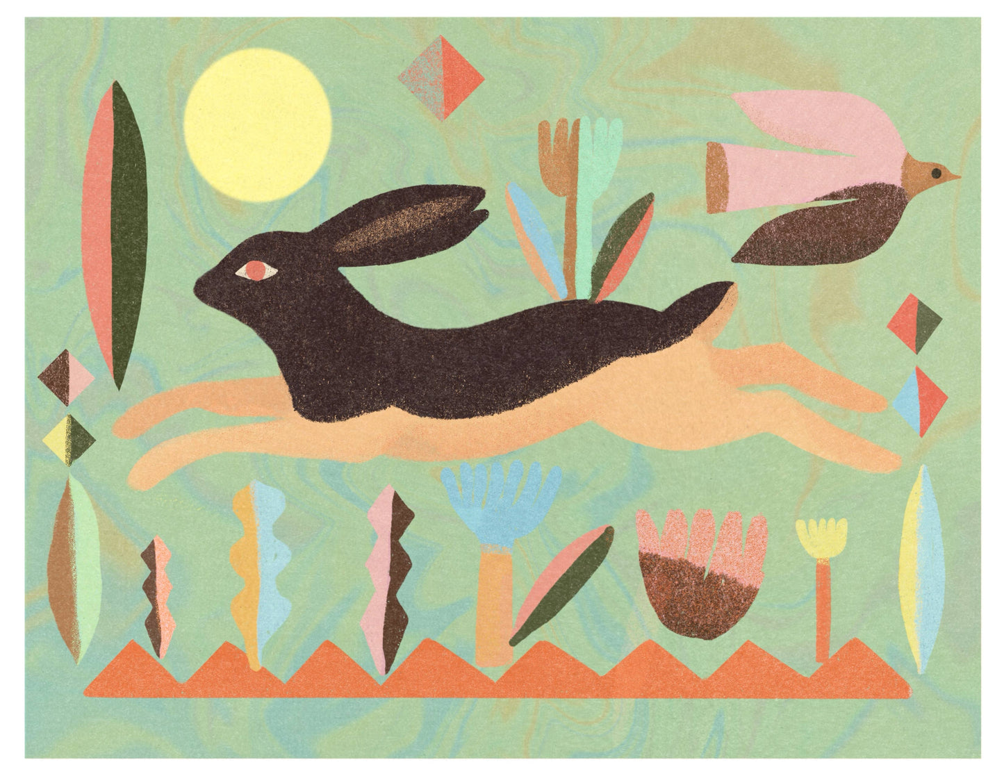 Rabbit Run print