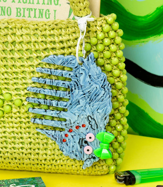 Poodle Comb Bag Charm