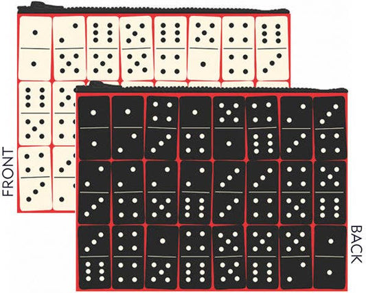 Dominoes Zipper Pouch