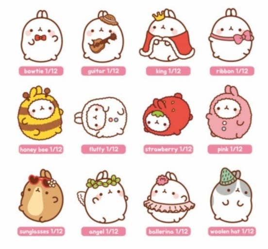 Molang Costume Dress up Figurine (Volume 2)