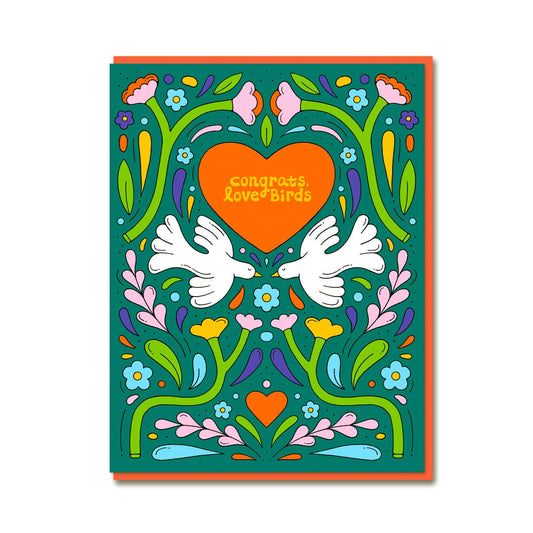 Congrats Love Birds card