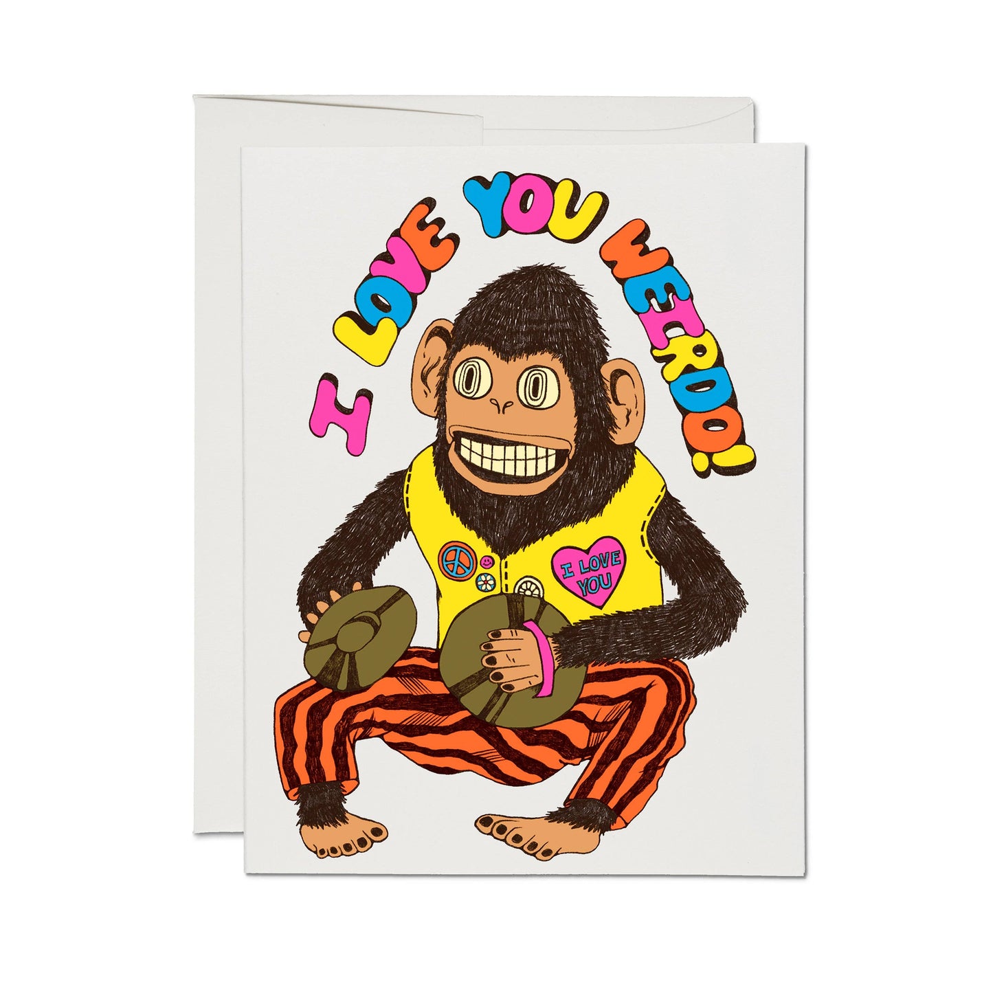 I Love You Weirdo card