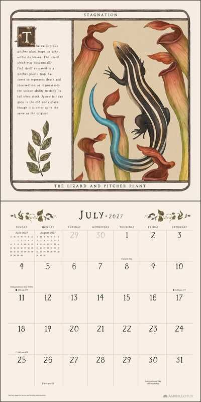 2027 Woodland Wardens Wall Calendar