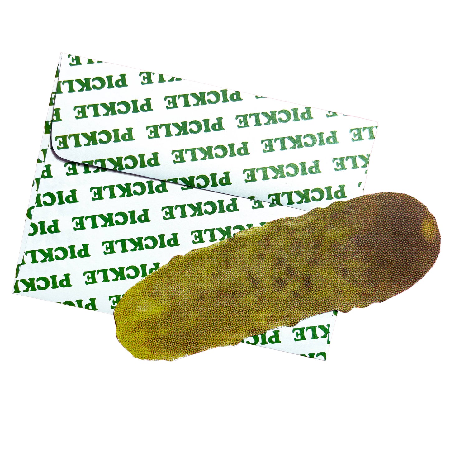 Retro Pickle Postcard With Envelope
