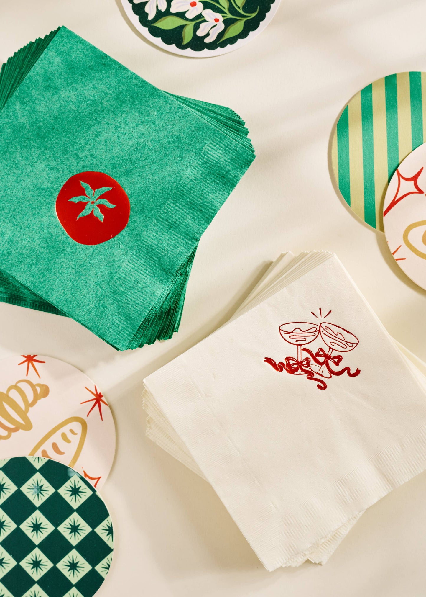 Tomato Cocktail Napkin Set