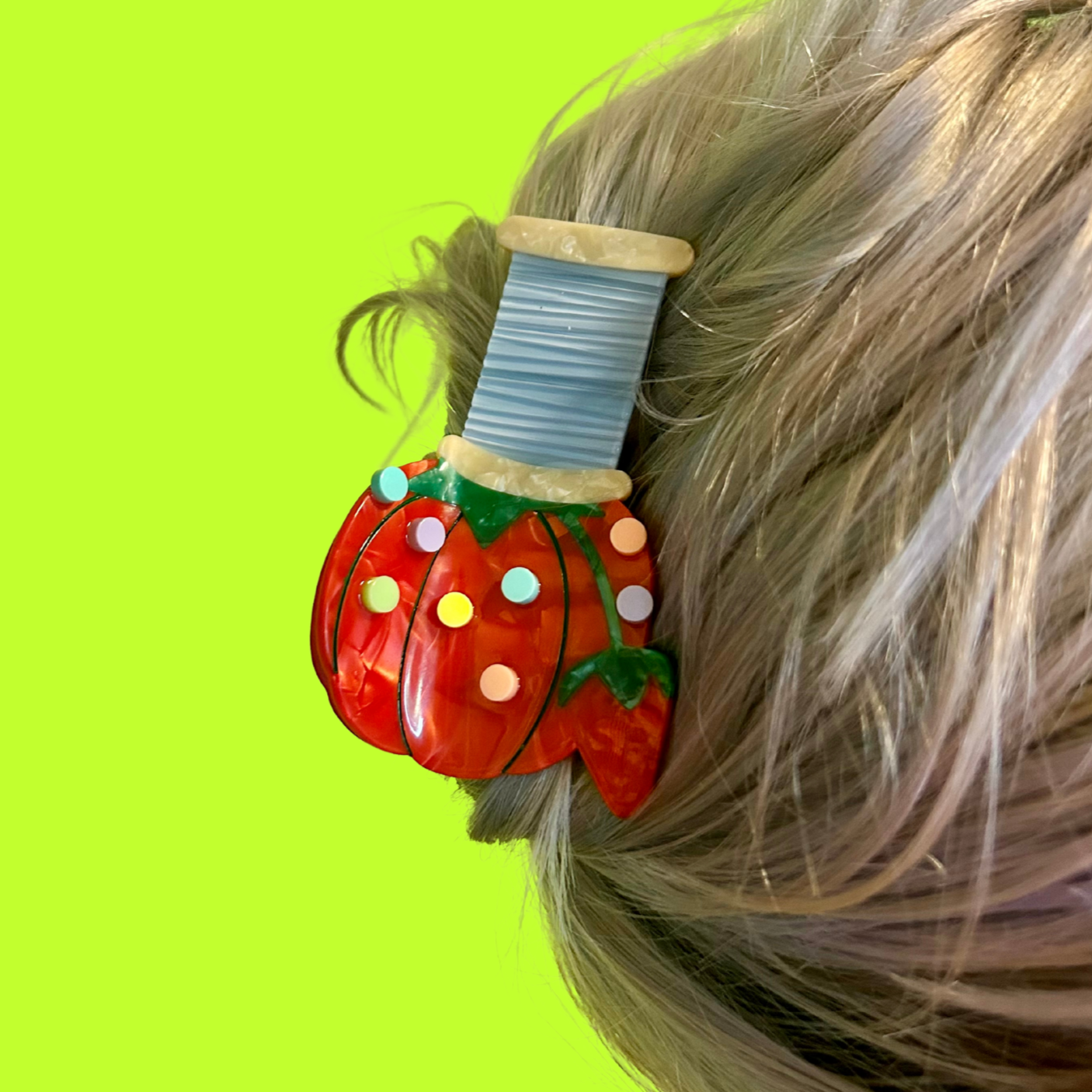 Pin Cushion Hair Claw