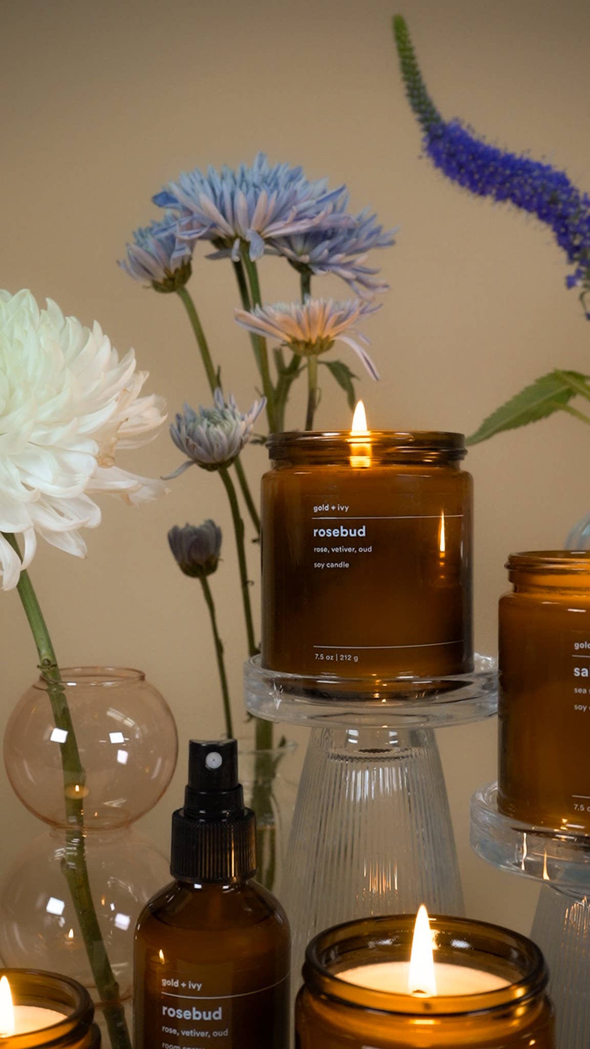 Rosebud Soy Candle