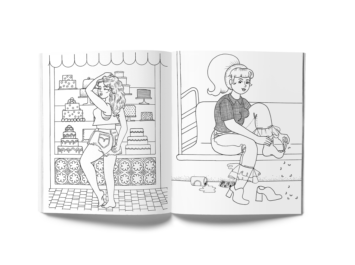 The Gross Girls Club Coloring Book