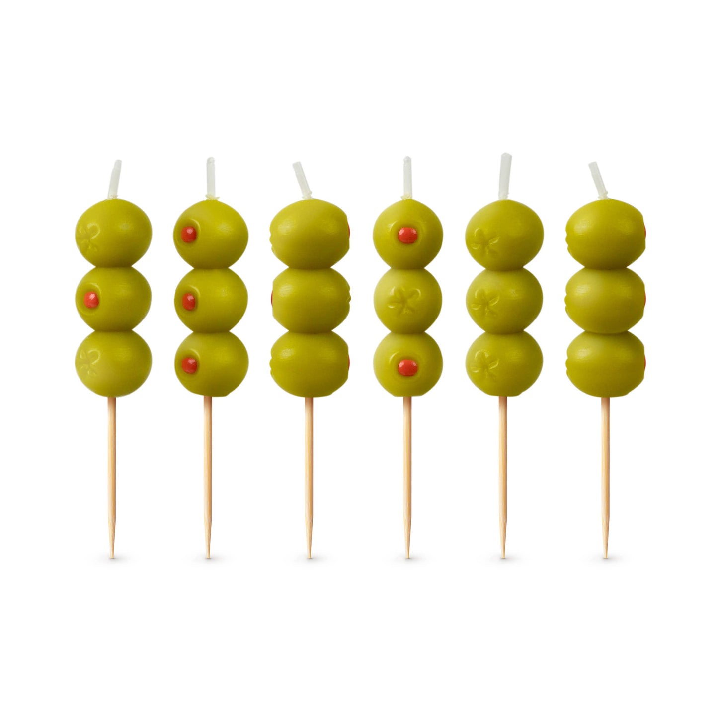 Cocktail Party Olive Candles Set