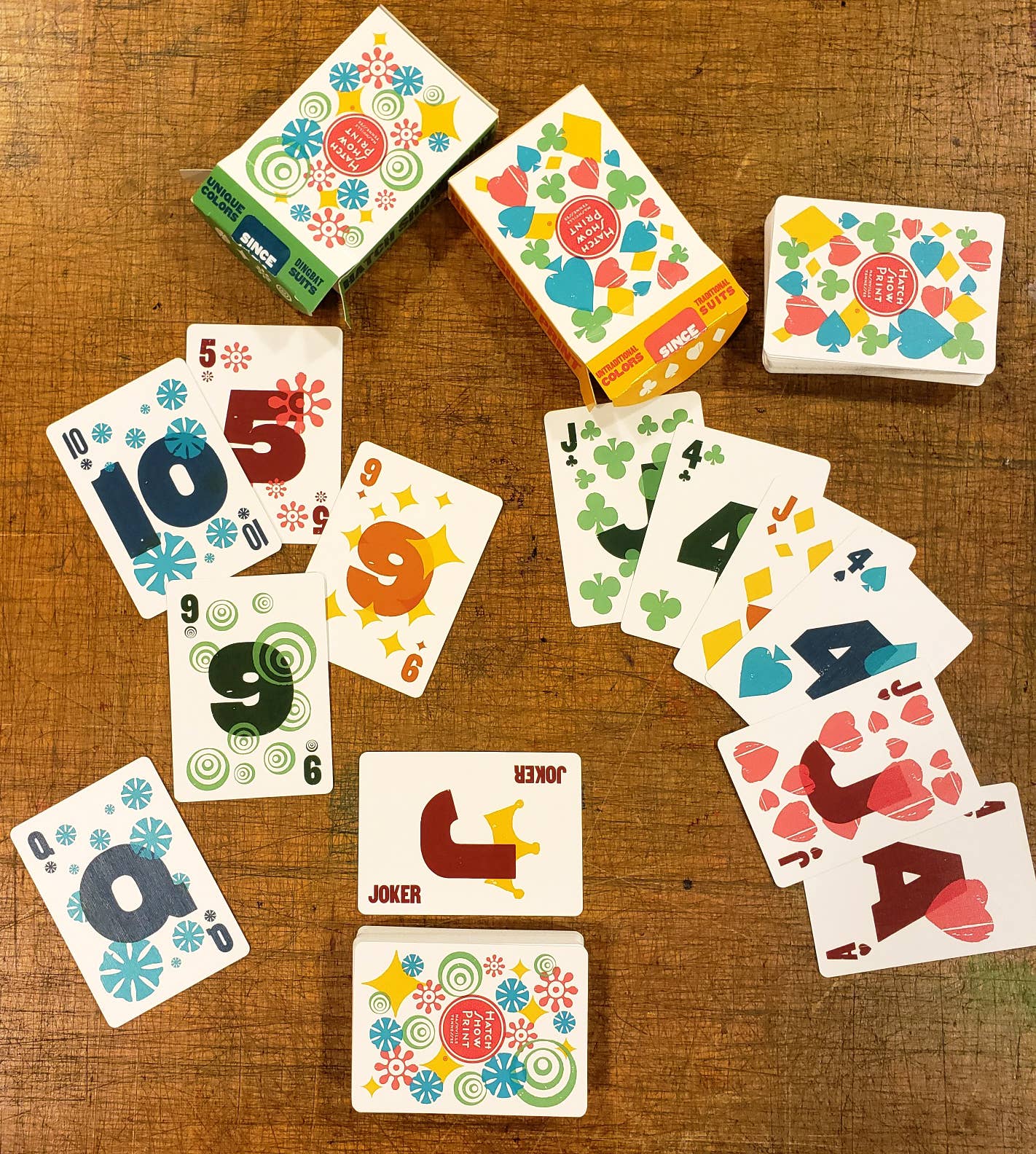 Hatch Colorful Playing Cards