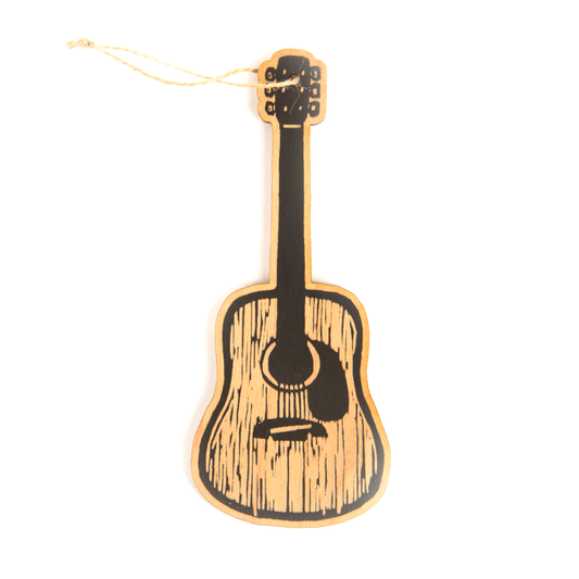 Hatch Guitar Wooden Ornament