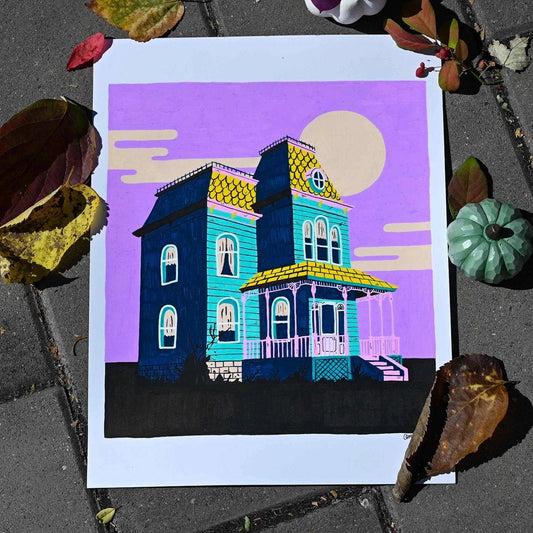 Psycho House print