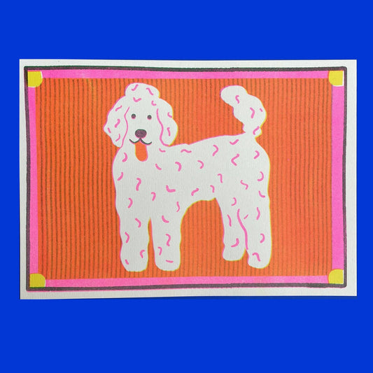 Poodle mini Print