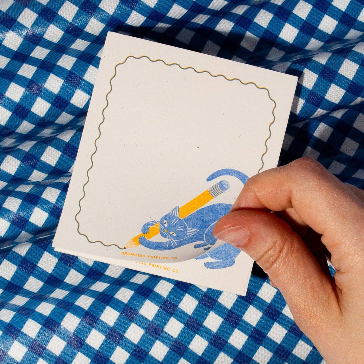 Pencil Cat Mini Notepad