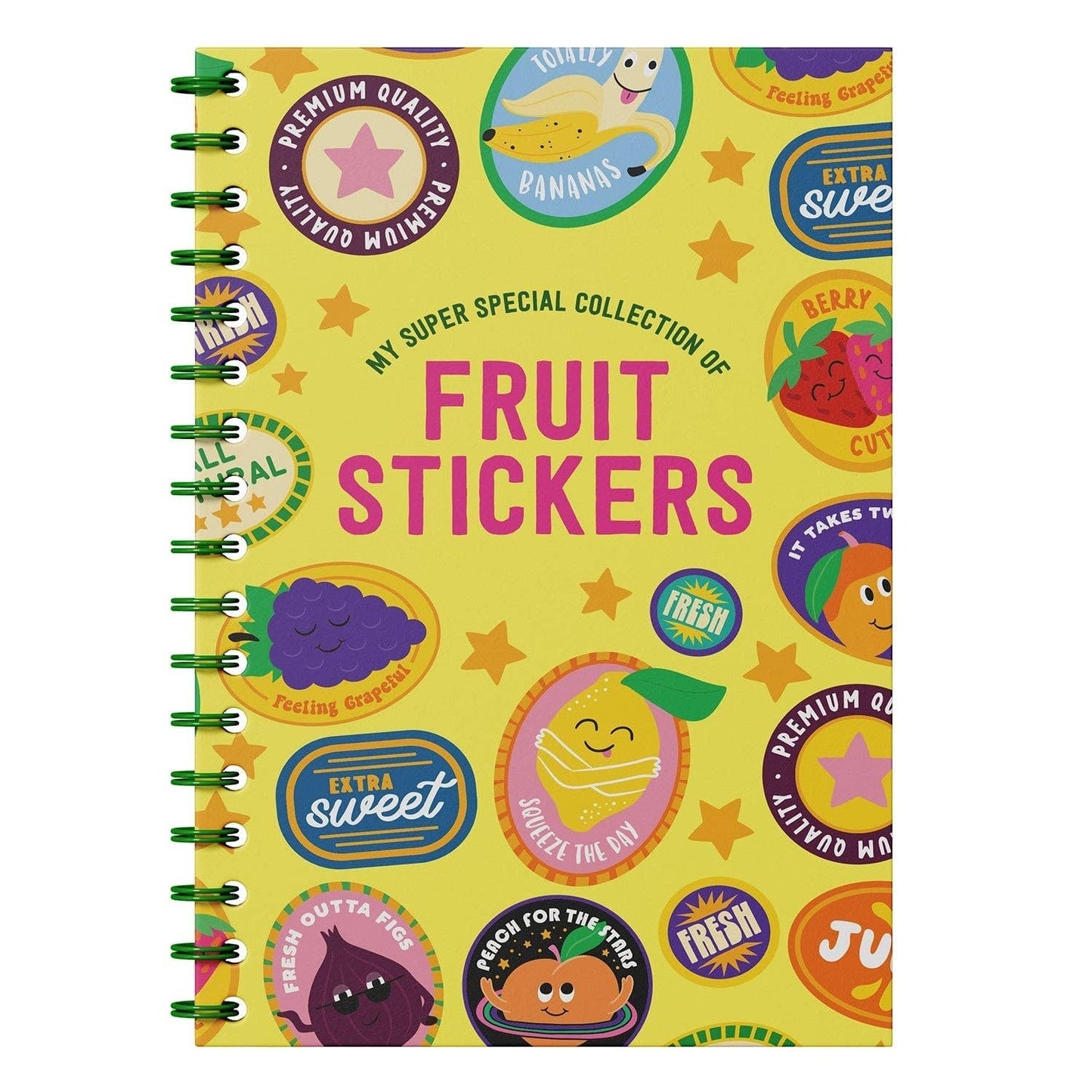 Fruit Sticker Journal Book