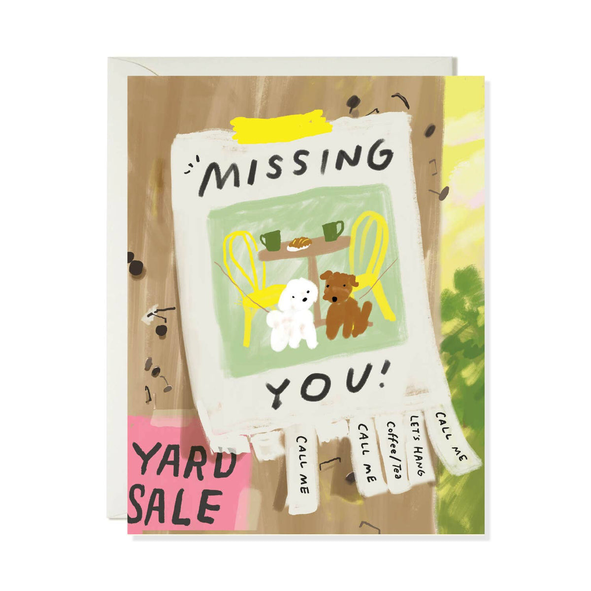 Missing You Flyer Card