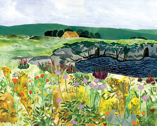 Wildflowers Landscape print