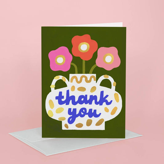 Thank You Vase card