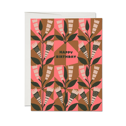 Neapolitan Flowers Birthday card